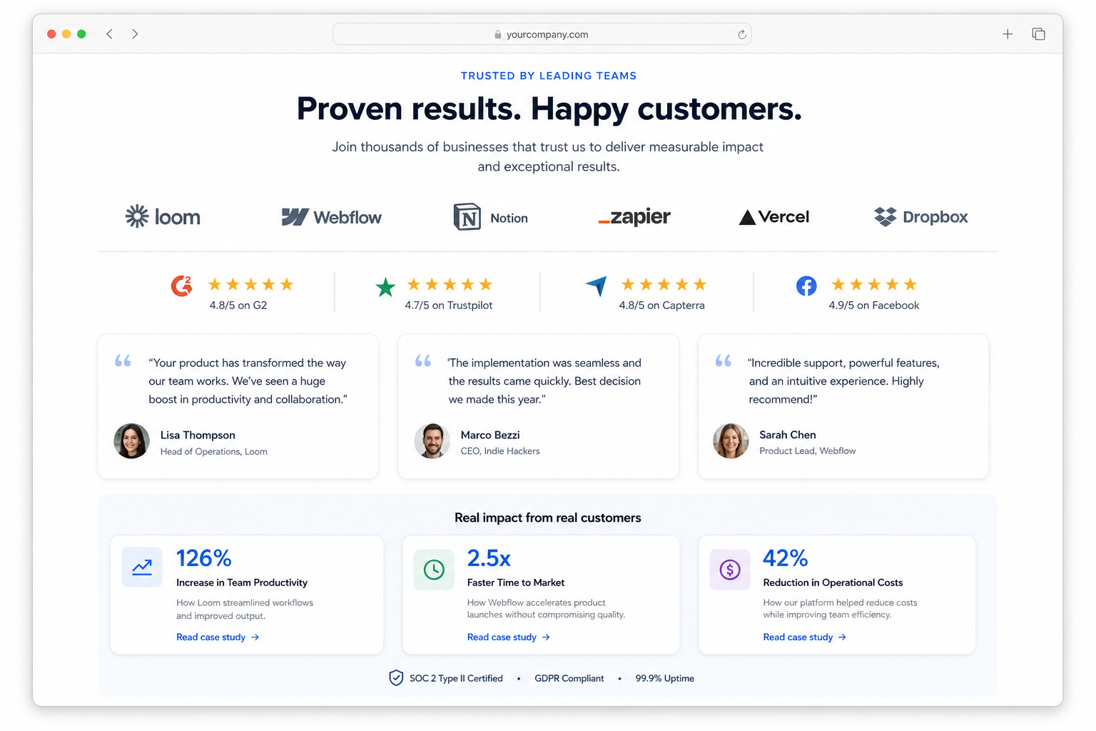 Social Proof บนหน้าเว็บ